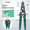 Greener 12-in-1 Foldable Multifunctional Wire Stripper
