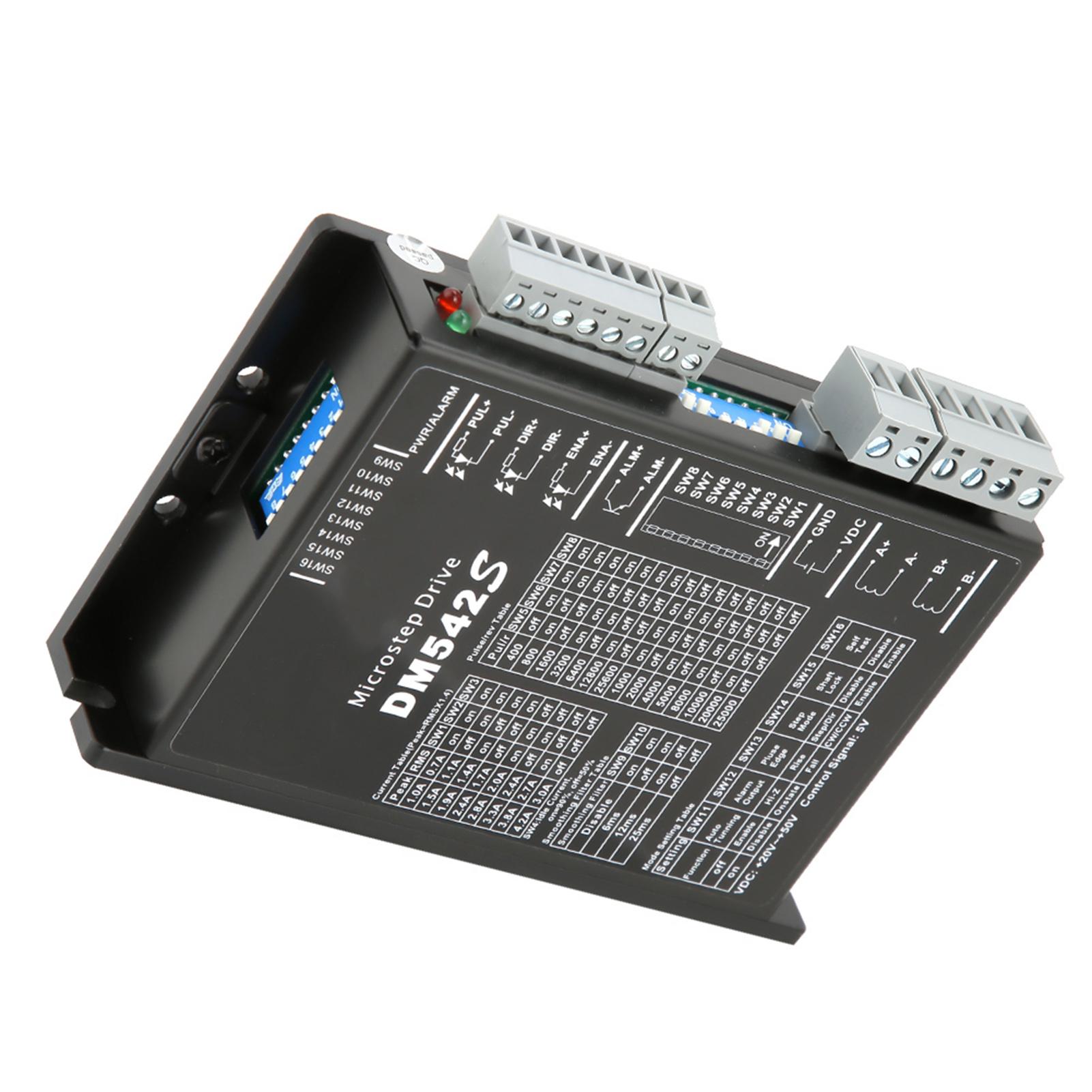 

DM542S 2 Phase Stepper Motor Driver CNC Motor Controller 524VDC