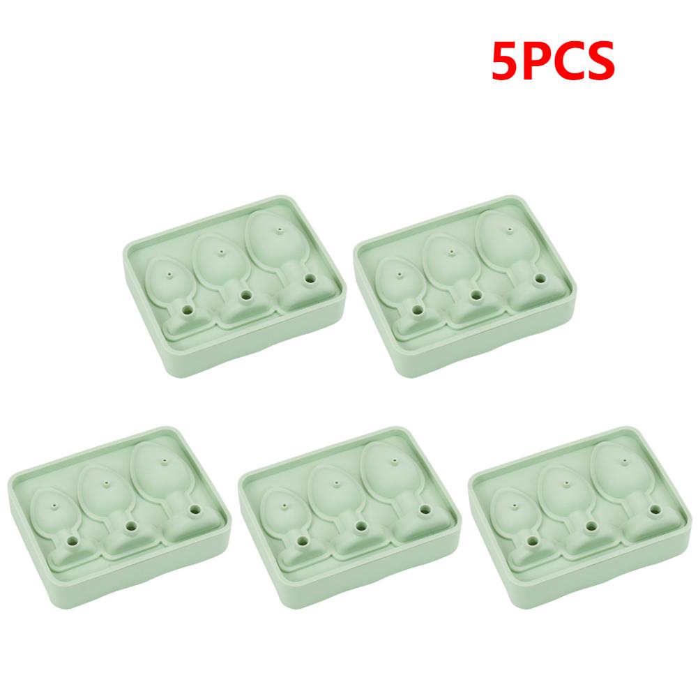 1-5PCS Silicone Prank Ice Cube Mold Tray Reusable Fun Shape Ice Cube Molds Novelty Ice Cube Trays for DIY Cake Chocolate Candy