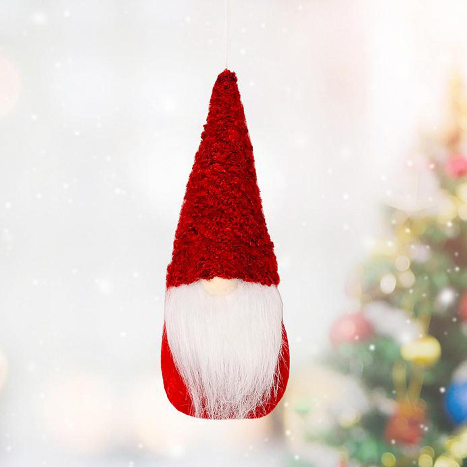 

Рождественская остроконечная шляпа Рудольфа, небольшой кулон, креативная рождественская безликая кукла разноцветный