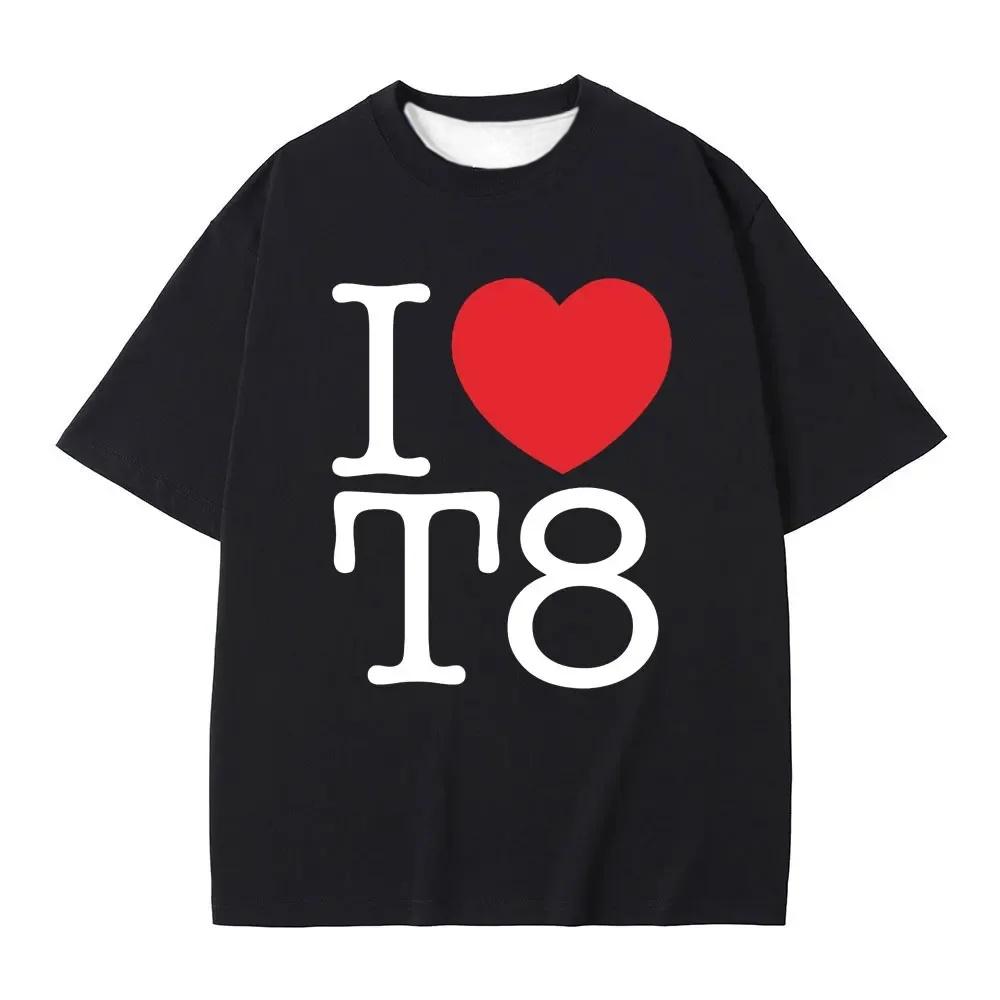 2025 Singer Tate Mcrae T8 Music T Shirts Men's Women Vintage T-shirt Summer Oversized Short Sleeve Tee Tops for Fans Gift