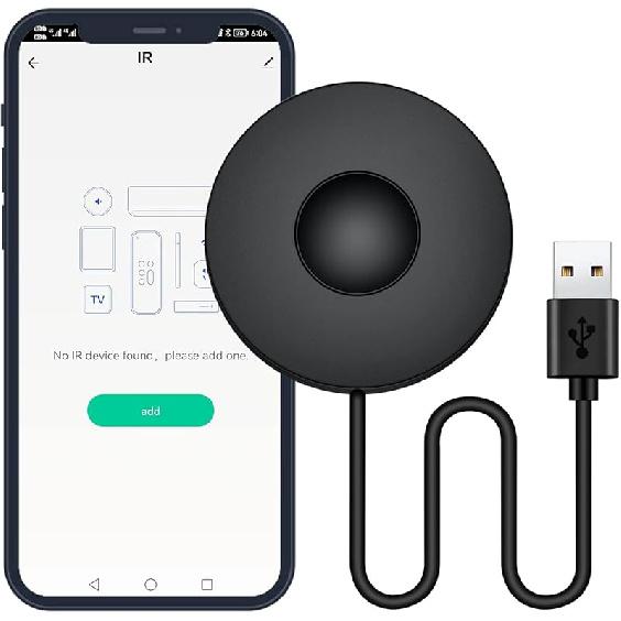 Умный ИК-пульт дистанционного управления, Tuya Универсальный ИК-бластер Умный контроллер кондиционера, для Телевизора Приставки Освещения Аудио DVD и т. д. Поддержка Alexa Google IR Control
