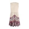 Women's Casual Daily Dating Outing Fashion Print Basic Sleeveless Loose Dress Bohemian Beach Dress Sleeveless Dress