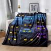 1pc Cat Printing Lightweight Flannel Blanket, Comfortable and Warm Blanket, for Camping Sofa Bed and Couch Office, In All Seasons