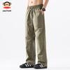 Paul Frank Men's Summer Thin Straight-Leg American Workwear Cargo Pants