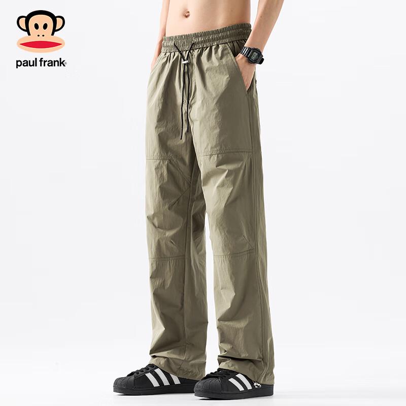Paul Frank Men's Summer Thin Straight-Leg American Workwear Cargo Pants