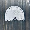 Rainbow Heart Metal Cutting Dies Stencil for DIY Scrapbooking Photo Album Embossing Paper Cards Crafts Diecuts