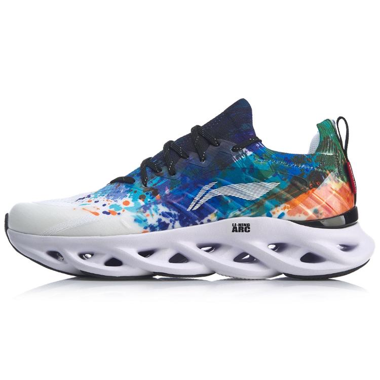 Li Ning Li Ning Arc Cushioning Breathable Low top Running Shoes Men's Standard White ARHP073-8