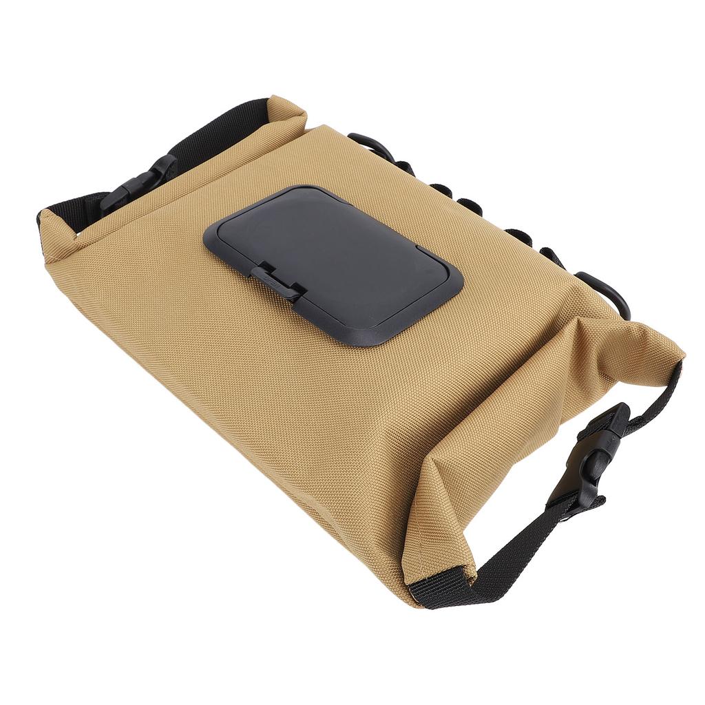 Travel Camping Wipes Dispenser Pull Out Type Large Capacity Canvas Portable Camping Wet Wipe Pouch