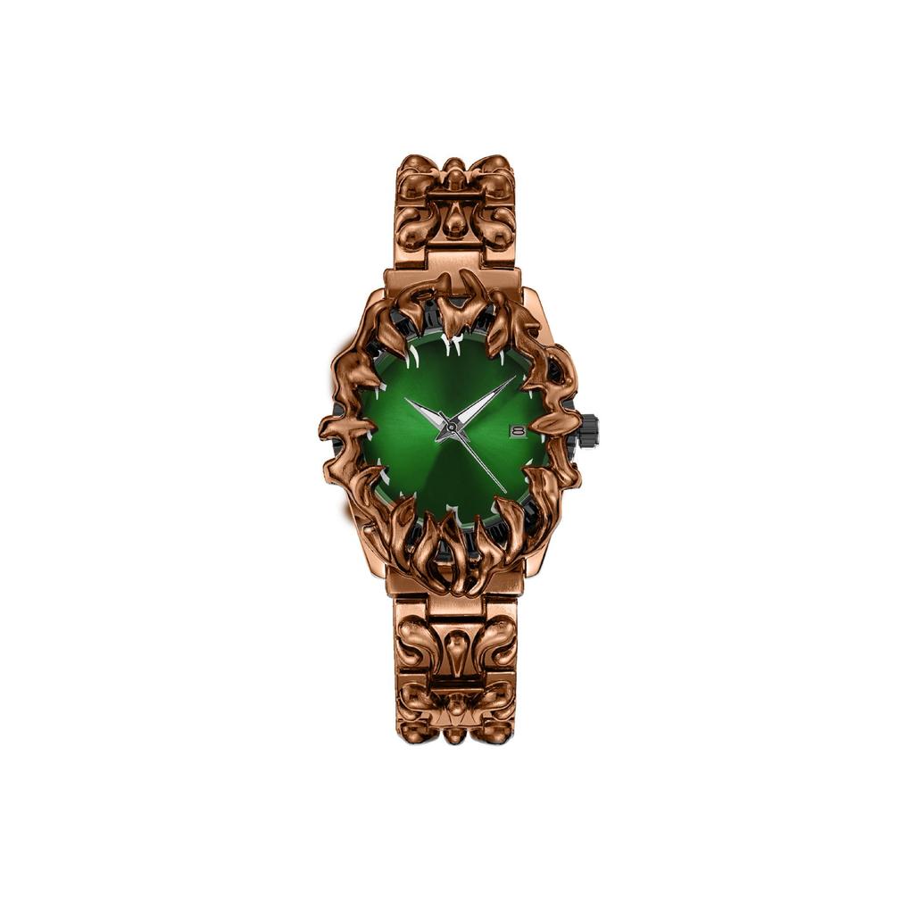 Millennium Y2K Alien Claw Alabaster High-End Waterproof Quartz Watch