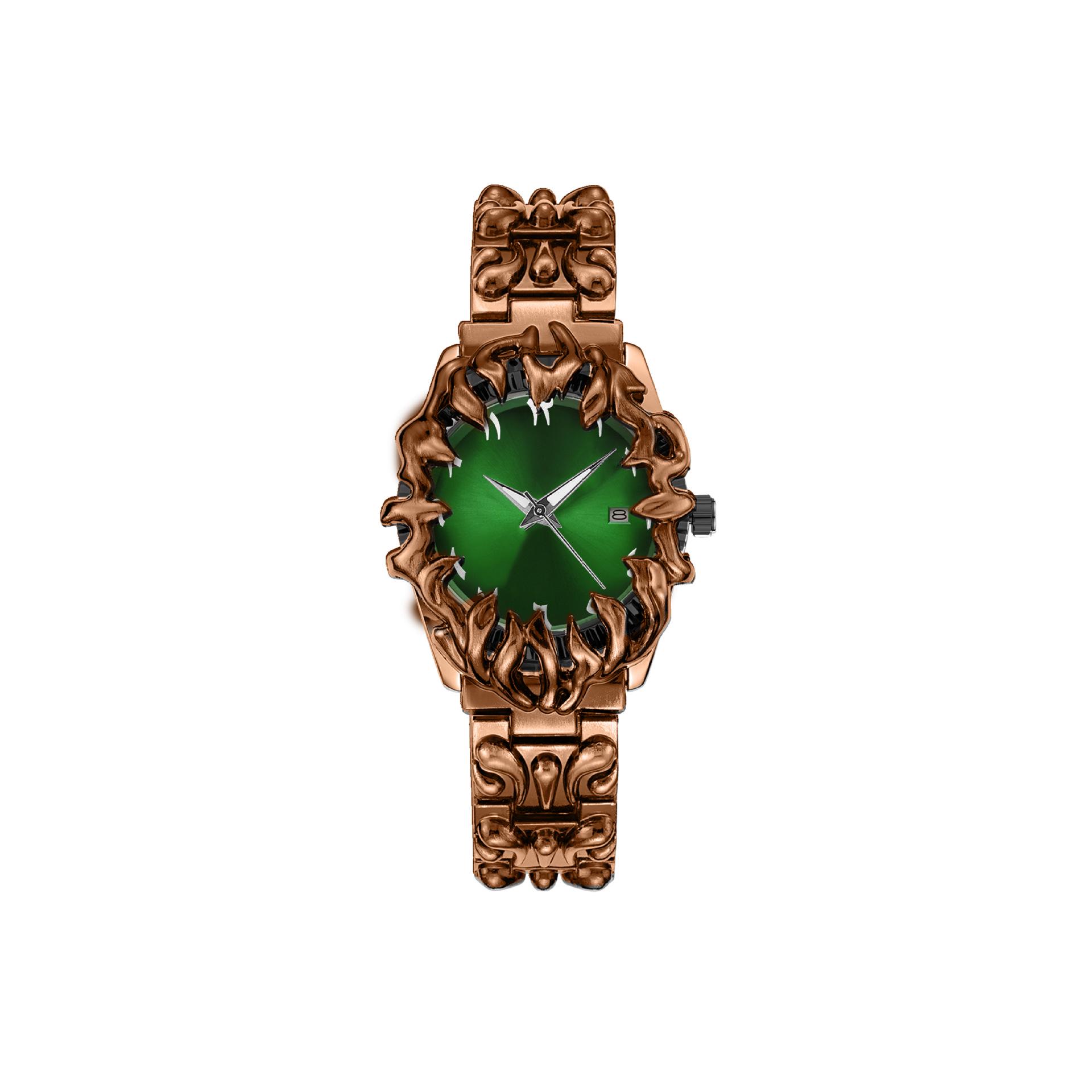 Часы Millennium Y2K Alien Claw из алебастра, водонепроницаемые, кварцевые, высокого класса