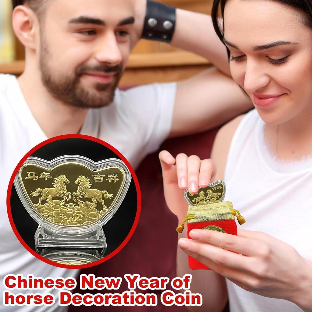 Collector Coin Horse Luck Coin Luck Keepsake Blessing Souvenir For Challenge Adult Kids Women Men Collector Decoration Party