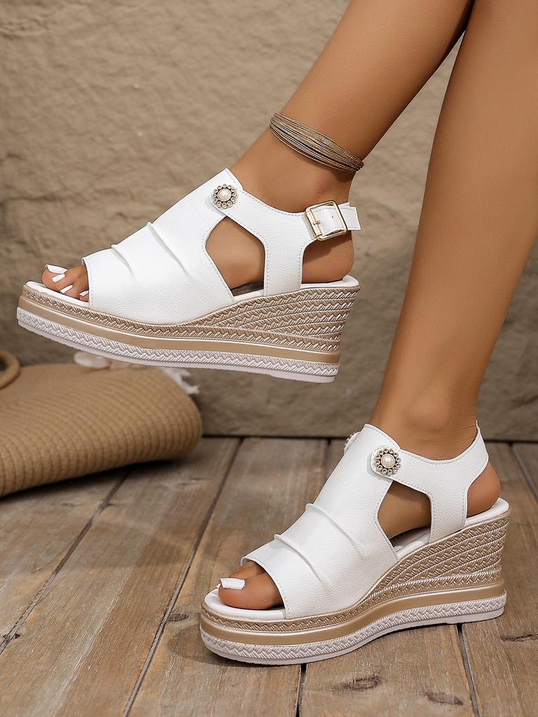 Fashion Women Wedges Sandals 2025 New Summer Lightweight Shoes for Women Platform Casual Sandals Women Beach Luxury Designer Sandals
