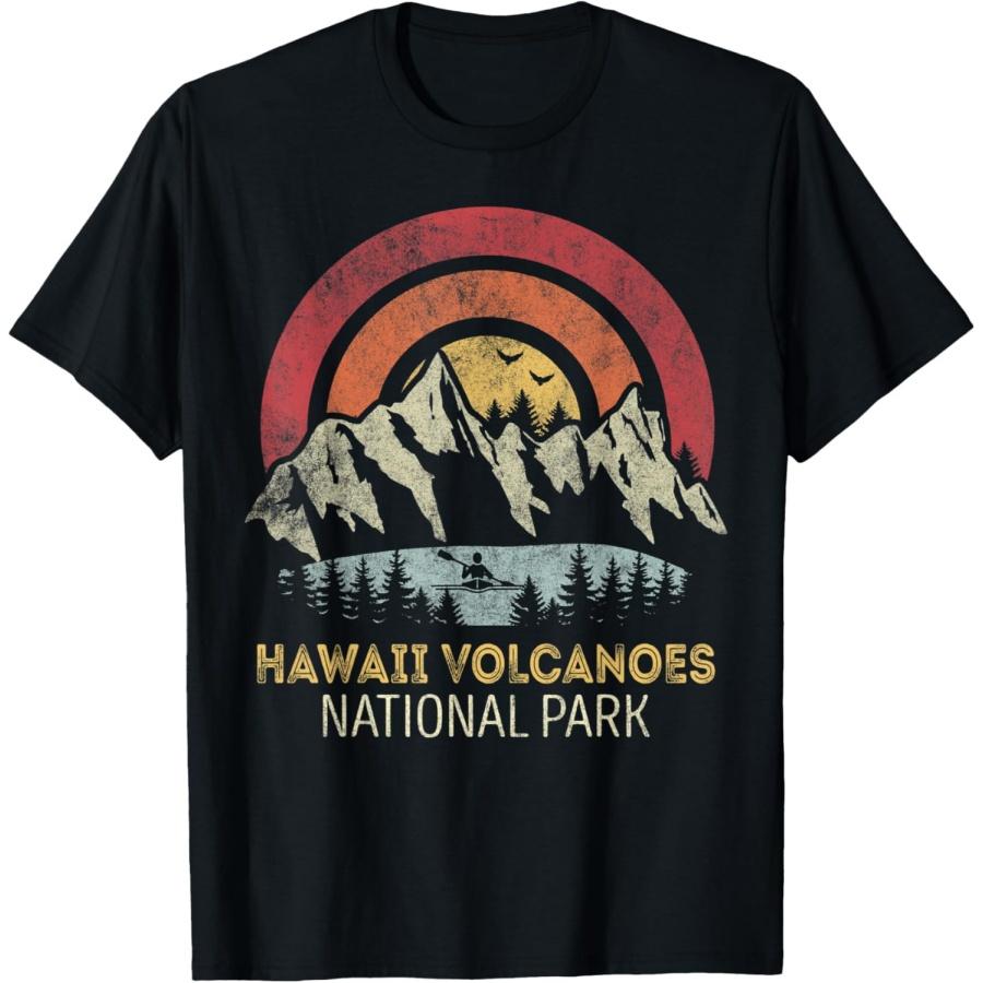 Hawaii Volcanoes National Park Mountain Sunset Sunrise T-Shirt S