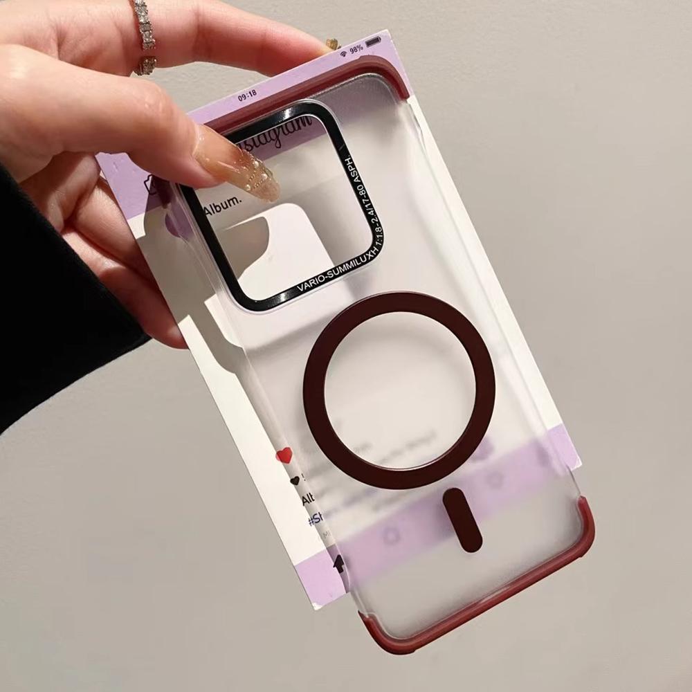 Custodia per telefono magnetica ultra-sottile senza bordi grigio titanio per Xiaomi 14 Mi 14 Pro Ultra cover posteriore in PC antiurto