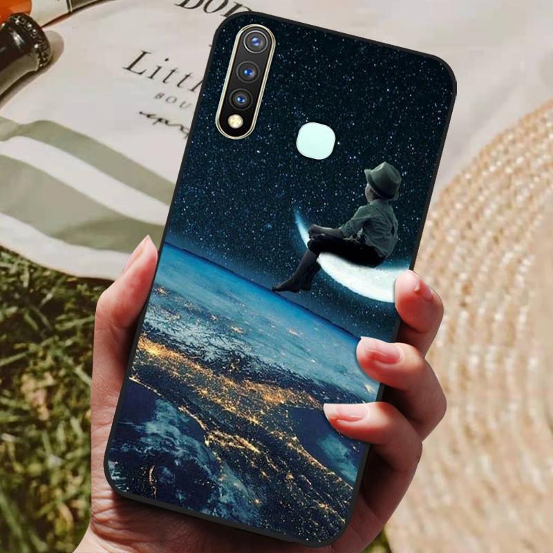 For Vivo Y19 Case Silicone Cover For Vivo 1915 Y19 Y 19 Case 6.53'' Soft TPU Silicon Phone Back Protective Bumper Shells Coque