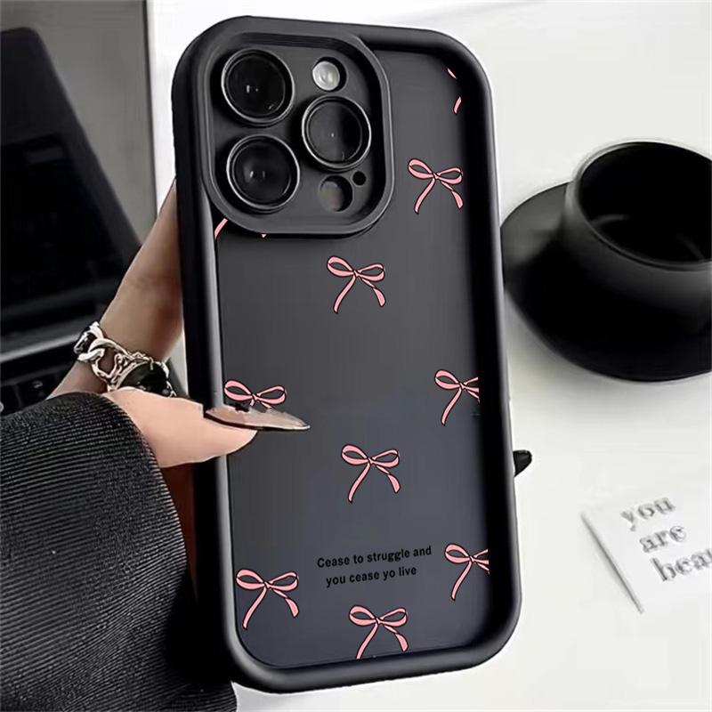 Case For OPPO A18 A38 A3 A5 PRO A3X A5X A40 A60 A58 A78 A94 A74 RENO 11F 12F 14 PRO 7 10 6 5 Lite Realme C53 C63 cover Cute Bow
