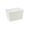 Plastic Storage Box with Lid - Ideal for Clothes, Snacks, and Sundries