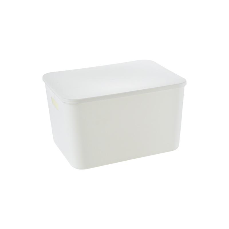 Plastic Storage Box with Lid - Ideal for Clothes, Snacks, and Sundries