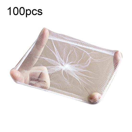 100 ks Jednorázové síťky do dřezu Proti ucpávání Sáček na odpadky pro kuchyňský dřez Sítko Čištění odtokového otvoru Sítka