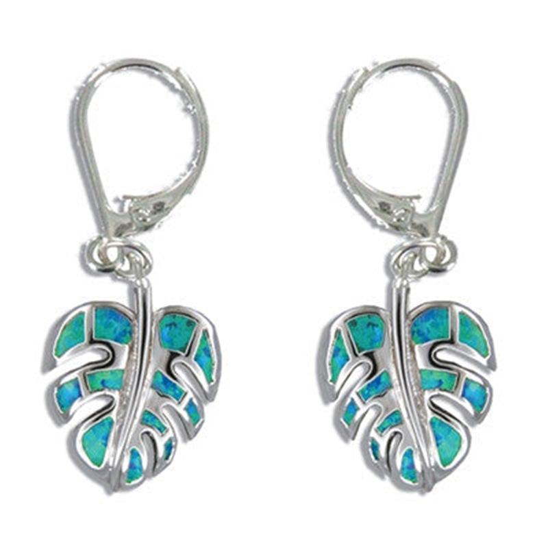 European Style Water Drop Opal Earrings