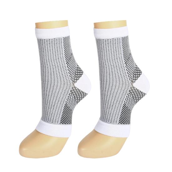 1 Paar Fersensporn Socken Achillessehnenentzündung Linderung Sportliche Fuß Knöchel Bandage Socken Rutschfest Feuchtigkeitstransportierend Herren Damen Zehenlos Knöchel Kompressionsmanschetten