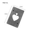 A-shaped Stainless Steel Poker Card Bottle Opener - Customizable with Logo