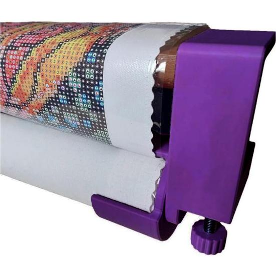 Diamond Art Canvas Holder Table Clamp Set Diamond Art Canvas Roll Helper Desktop Diamond Art Canvas Roller for Diamond Art Projects