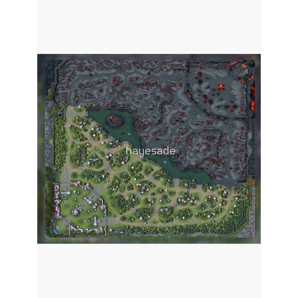 

Dota Fully Scalable Minimap Tapestry 75x100 чёрный