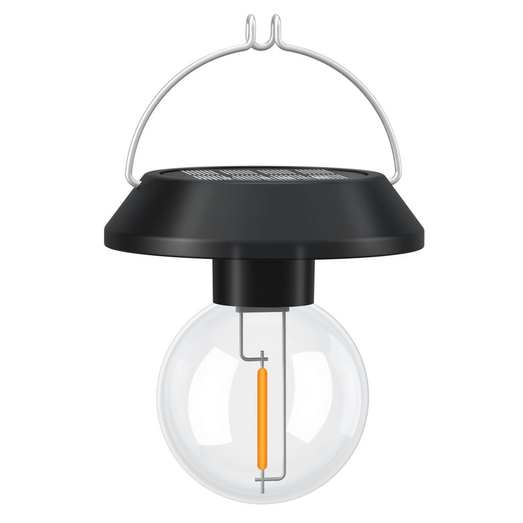 Solar Powered Outdoor Hanging Chandelier Waterproof Garden Night Light for Patio Yard Tree Camping Ambient Lighting
