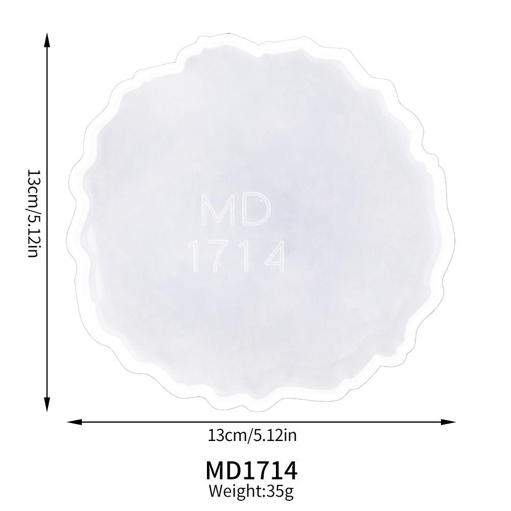 Cloud Wave Silicone Resin Coaster Mold
