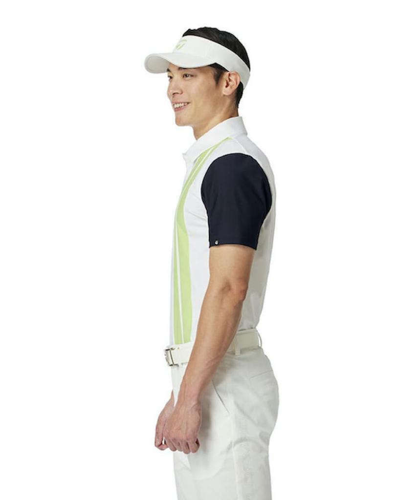 TaylorMade Color Block S/S Polo Shirt, Beige, Size M, Men's, 2025SS UN631
