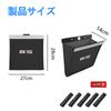 New Delica D5 CV Series Compatible Car Trash Rear Seat Hanging with Trash Bag Can, Magnetic, Type,