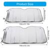 Automotive Protection Sun Shade Strong Aluminum Foil Car Window Cover For Greatest Heat Reflection Windshield Cover