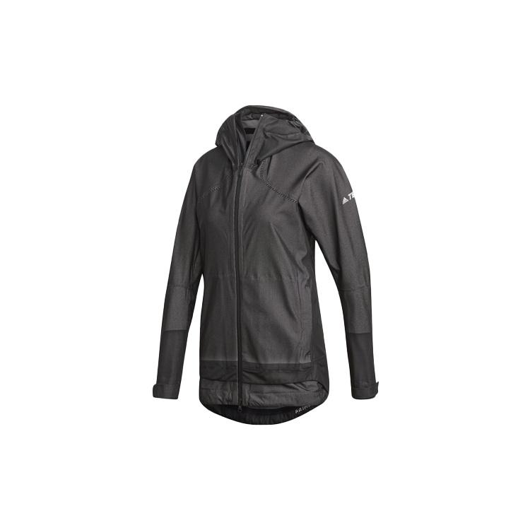 (WMNS) adidas Outdoor Windproof Jacket Black Women's DZ0796