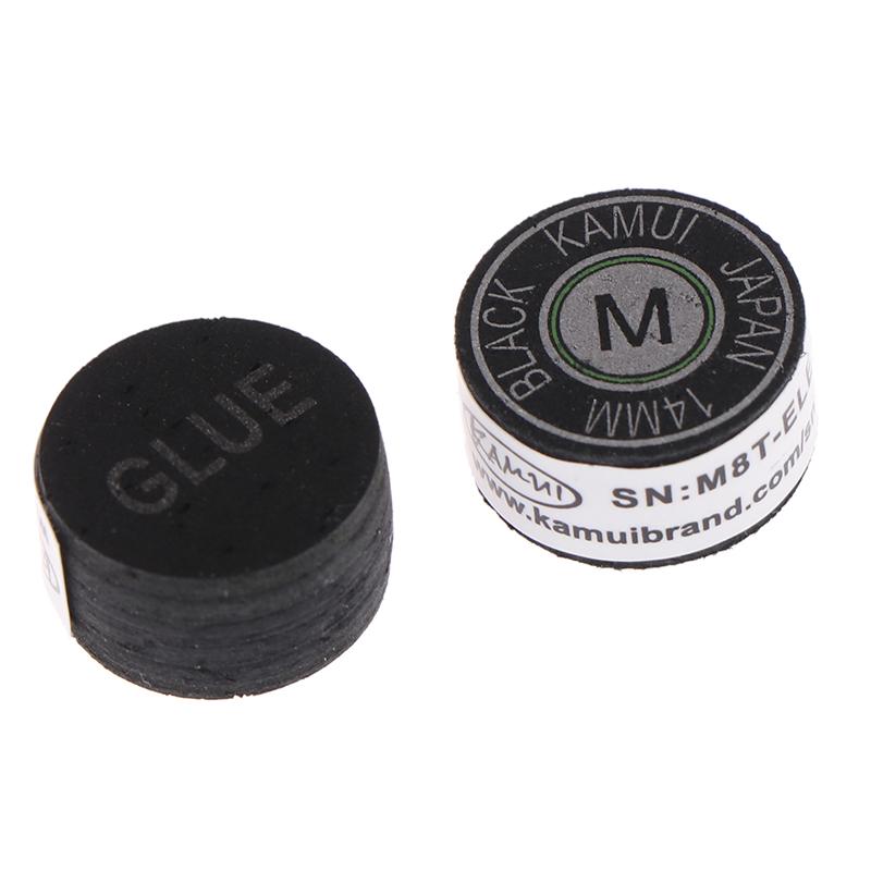 1Pc 14Mm Ss/S/M/H Cue Tip Quality Pool Billiard Leather Cue Tip Nine-Ball Cue Head Snooker Cue Tip Billiard Accessories