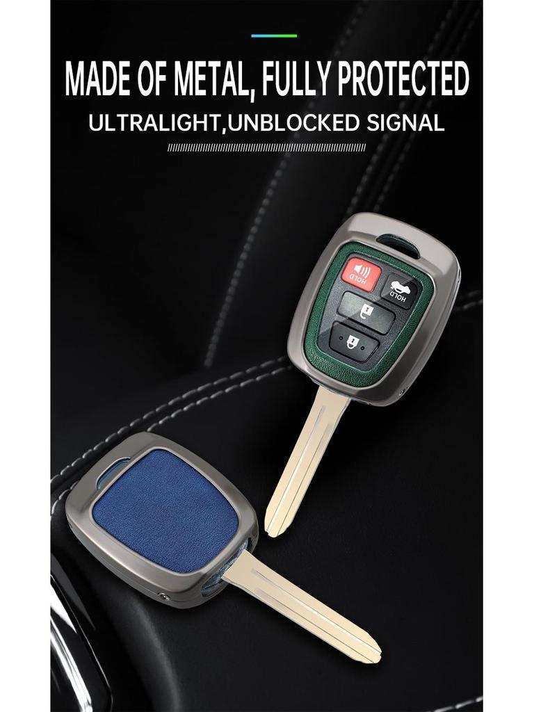 Key Cover Shell for Toyota FJ Cruiser, RAV4, Prado, and Land Cruiser