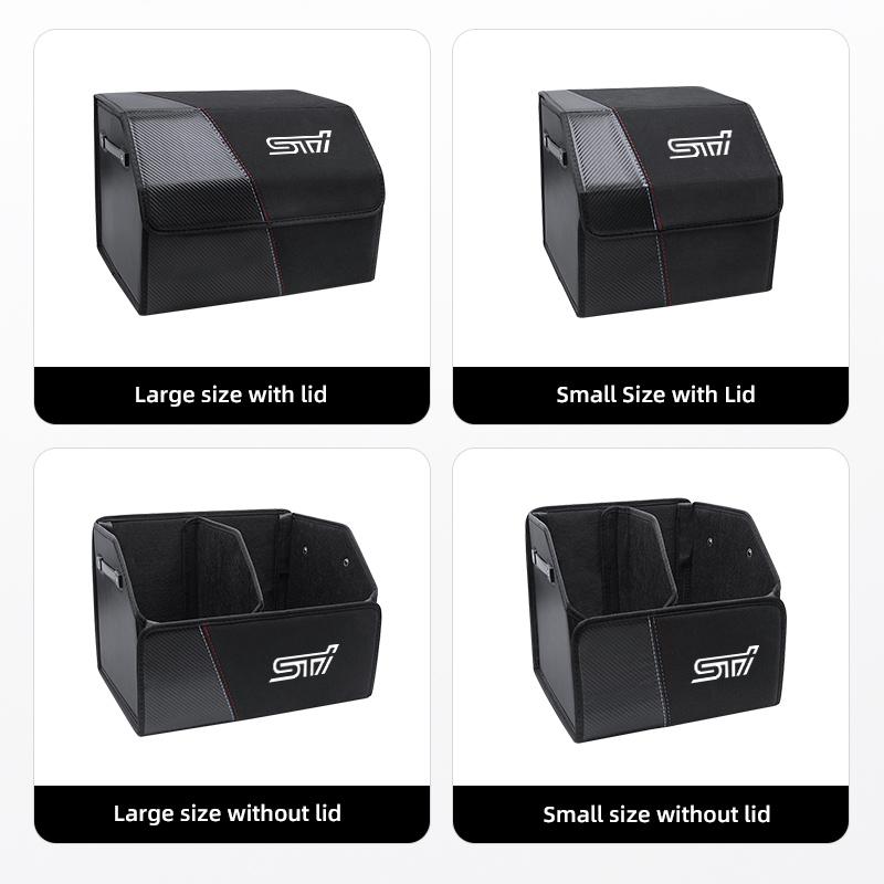 Folding Car Trunk Organizer Box Storage Tidying Bag For Subaru STI Forester BRZ Smart Crosstrek Legacy Impreza Levorg WRX Ascent siu2