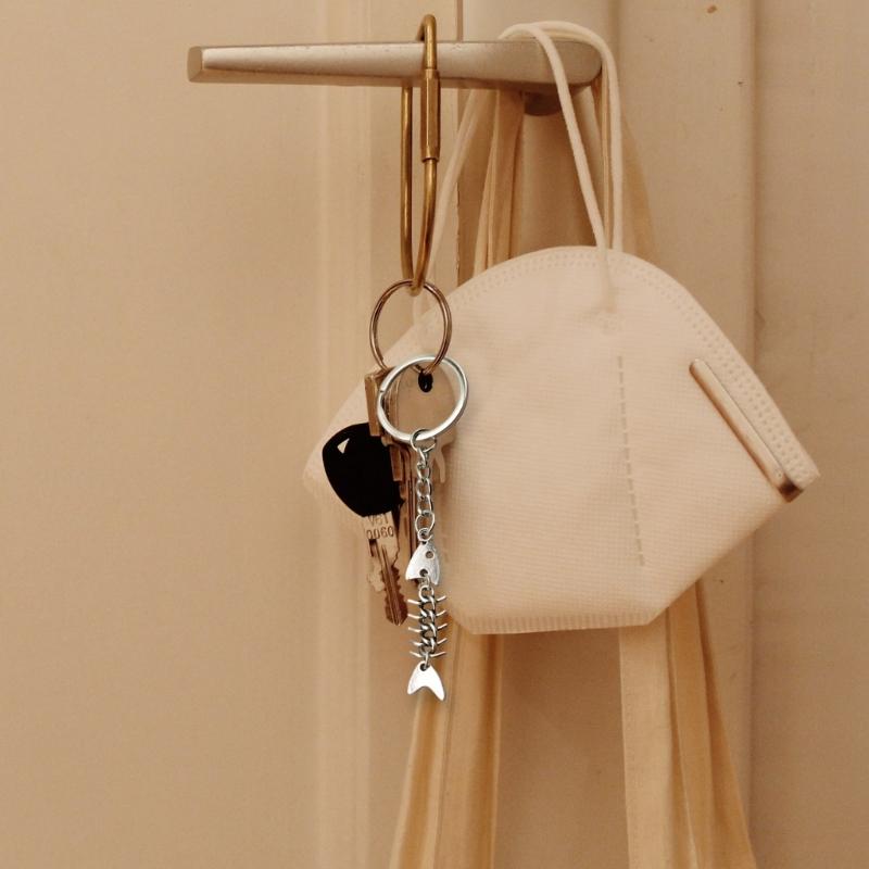 Unieke Ontwerpen Vissenbot Sleutelhanger Stevig en Draagbaar Modeaccessoire voor Studenten en Kantoorpersoneel Dagelijks Gebruik