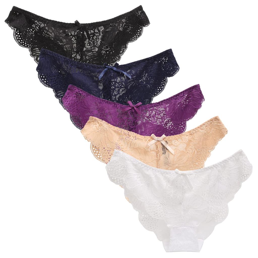 Filimohlls Lace Lingerie Plus Sexy Lace Underwear of Women's Panties, Sizes, (Set 5)