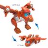 Newest 3pcs/set ABS Min Deformation Gogo Dino Action Figures Transformation Car Airplane Dinosaur Toys for Kids Gift