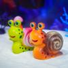 1/2Pcs Cute Couple Snail Figurines Mini Snail Ornament Colorful Resin Snail Statue Decor For Garden Home Fish Tank Car Ornaments