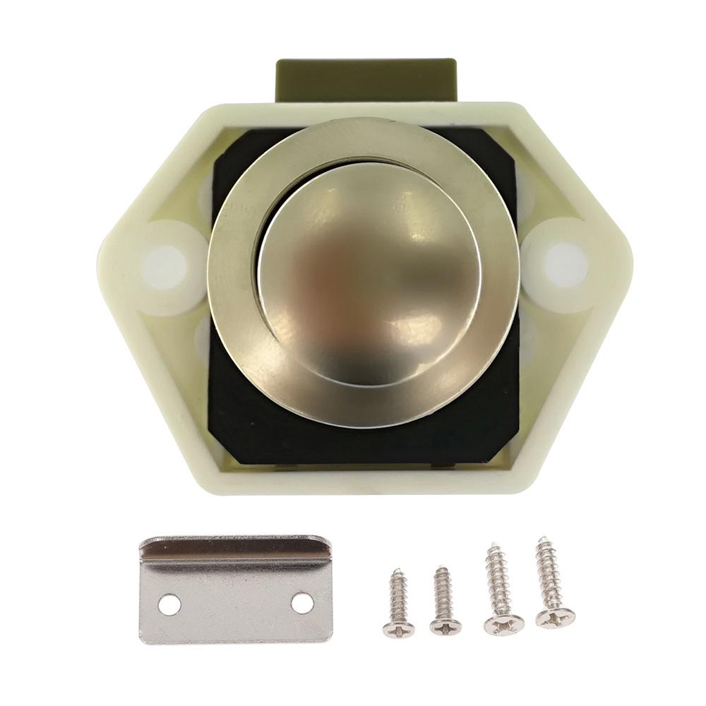 Kompakter Wohnmobil-Schranktürgriff mit verstecktem Schlossknopf