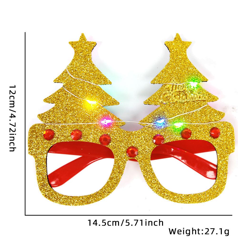 Colorful Cartoon Style Led Christmas Glasses For Party Decorations And Festivities