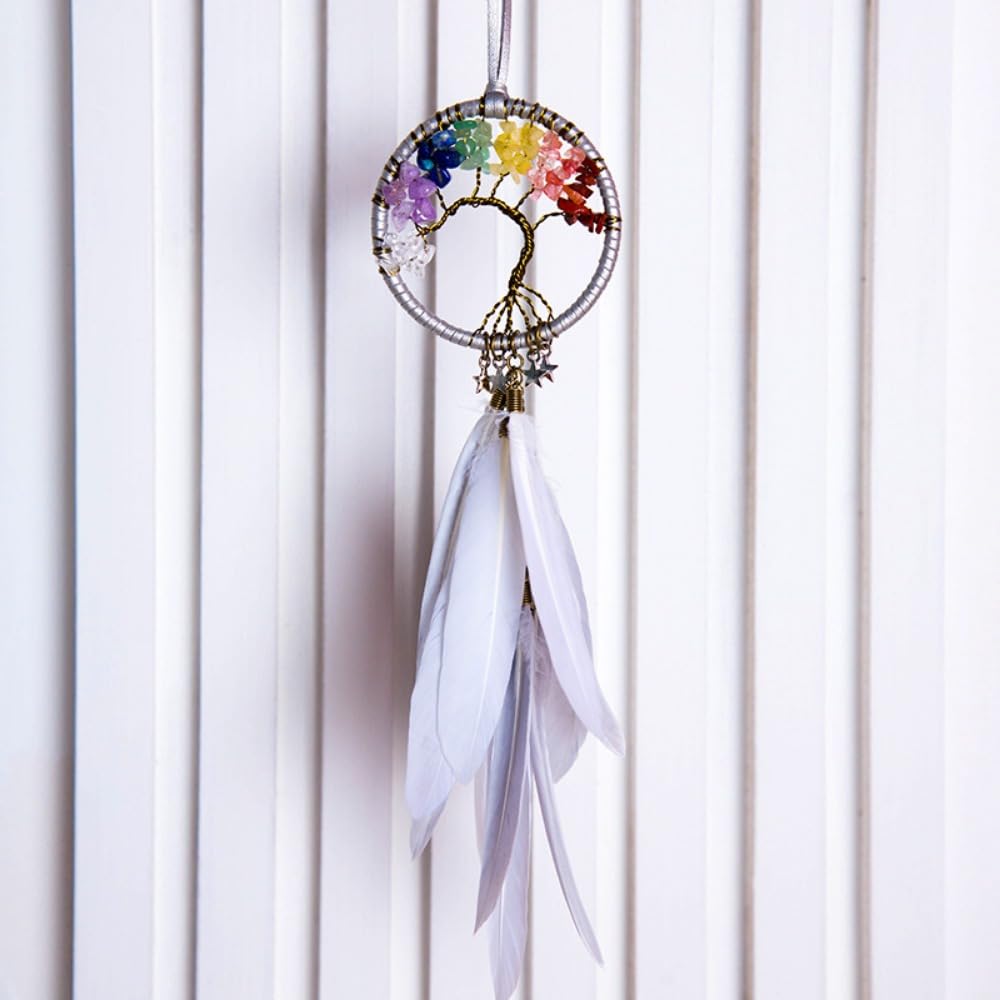 Giawkca Car Accessories Car Interior Decoration Pendant Dream Catcher Feather