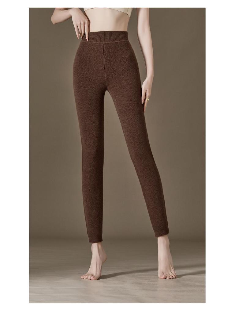 Women's Winter 100% Pure Cashmere Thick Leggings