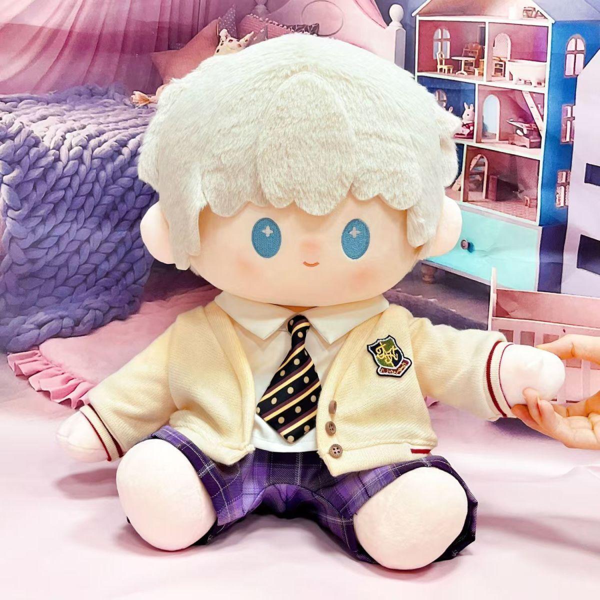 Anime Love And Deepspace Xavier Niedlicher Raumanzug für 40cm Sitzende Haltung Plüschpuppe Kleidung Cosplay Kostüm Verkleidungszubehör Geschenk only clothes no doll