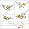 Snoopy Limited Edition Hug Heart Woodstock Silver 925 Necklace for Women 38-43cm