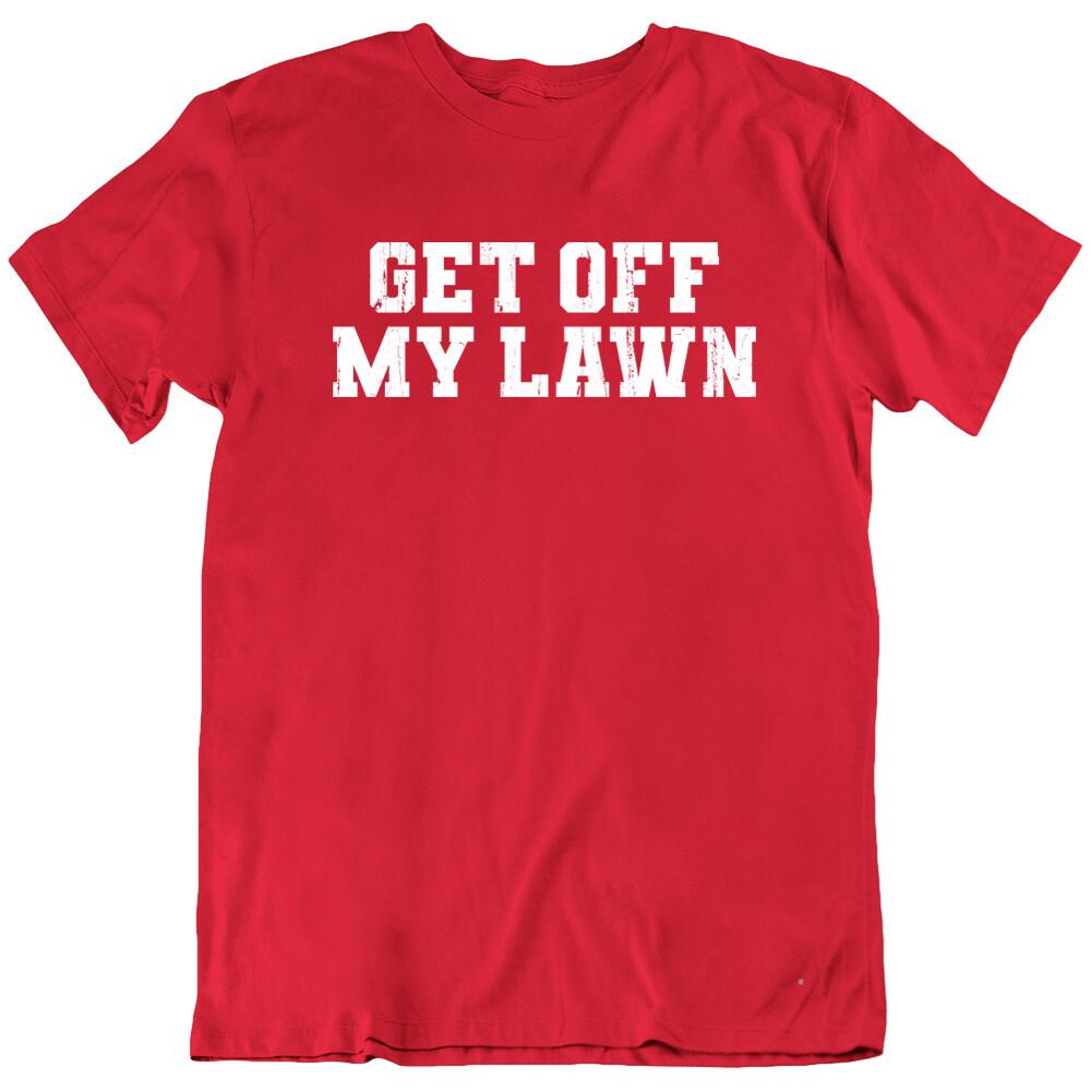 Get Off My Lawn Clint Eastwood Farmer Grumpy Old Men Quote T Shirt L