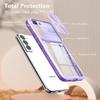 Nárazuvzdorný pancéřový průhledný kryt na telefon pro Samsung Galaxy S25 S24 S23 S22 Ultra Plus S21 S20 FE A54 Kryt s posuvným okénkem na ochranu fotoaparátu